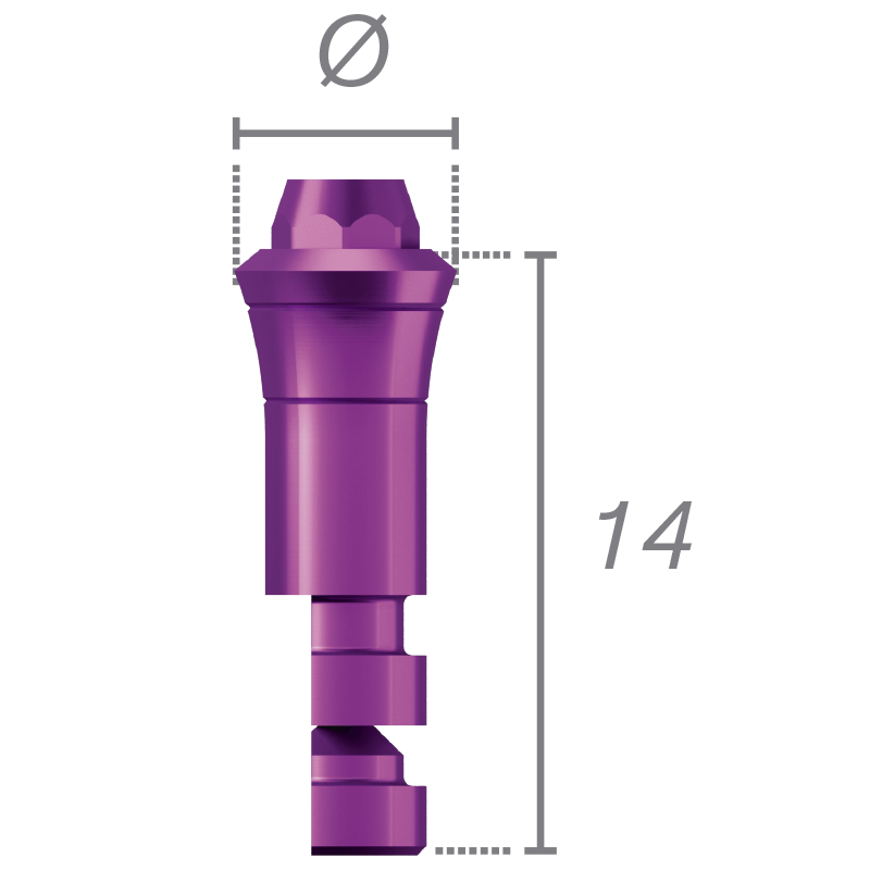 Analogo di moncone - CONOCTA Aesthetica+² Ø 4,8 RP