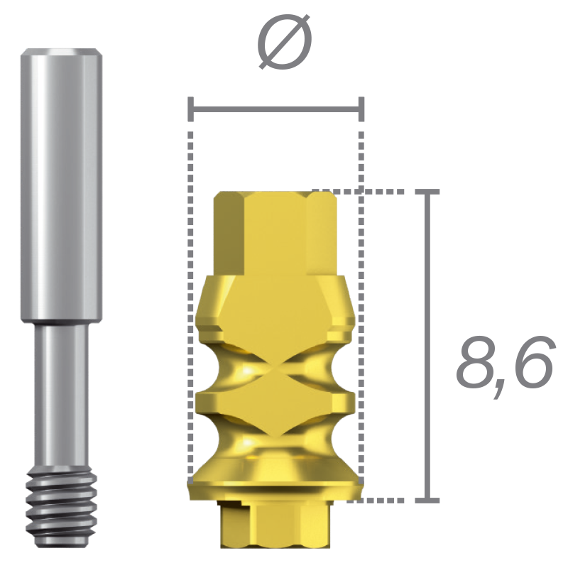 Transfer (técnica de cielo cerrado) + tornillo