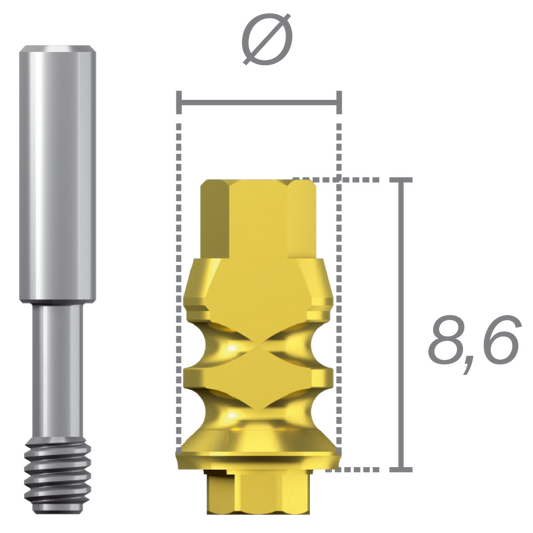 Transfer (técnica de cielo cerrado) + tornillo