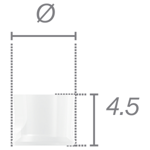 Chape calcinable pour pilier angulé + vis - Aesthetica+² Ø 4.2 NP