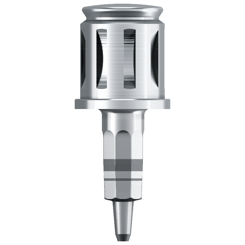 Captura manual directa de implantes: rango de nivel de tejido