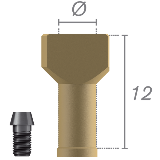 Scanbody sobre pilar Conocta + tornillos