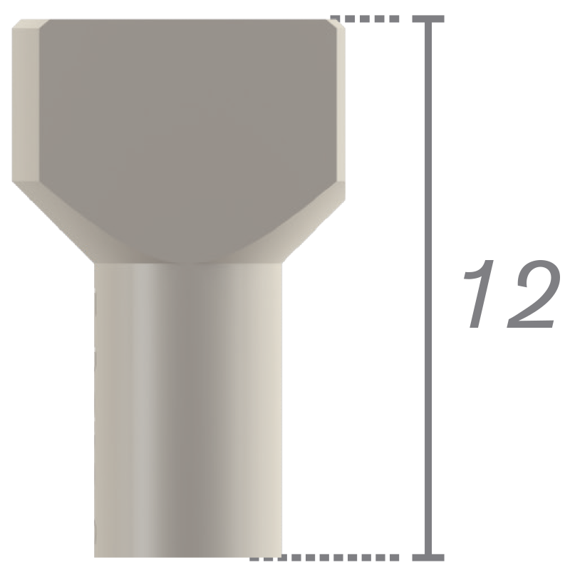 Scanbody en titanio + interfaz de tornillo