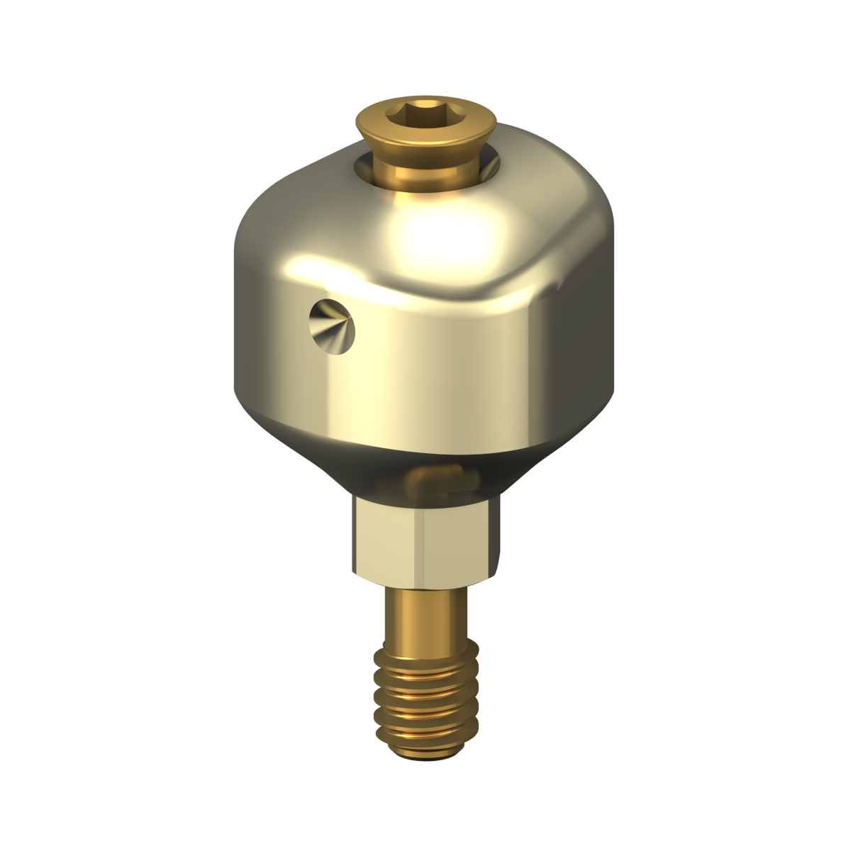 Moncone anatomico scansionabile + vite - piattaforma standard Ø3,75